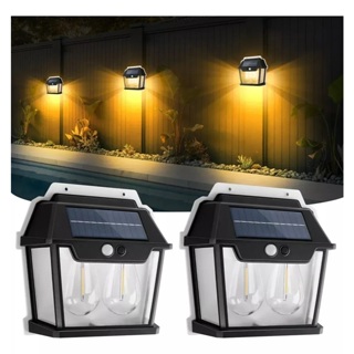Luminaria Solar Com Sensor De Presença Automático Luz Led 18W 28W 38W 50W em Oferta na Shopee