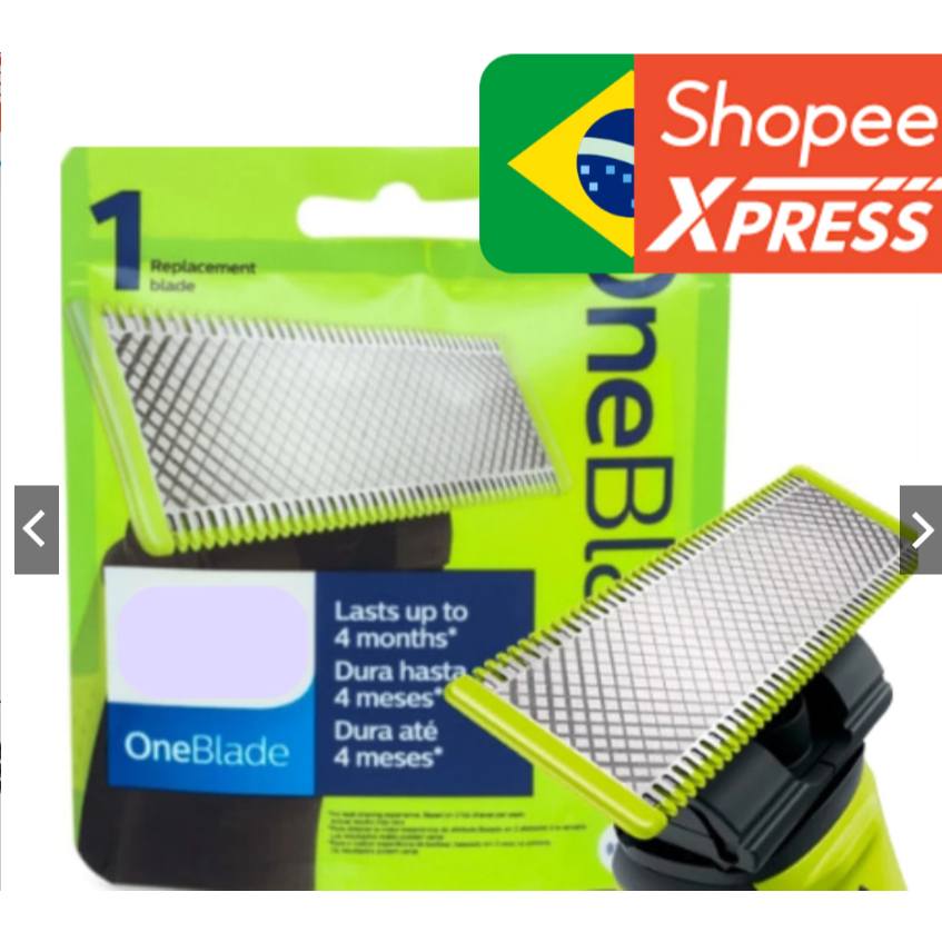 Lamina Refil Oneblade Qp210 Qp1424 One Blade Compatível Barbeador Philips