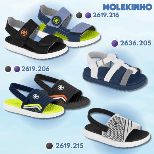 Sandália Papete Infantil Molekinho Menino Casual Confortável Rústico Napa Floter em Oferta na Shopee