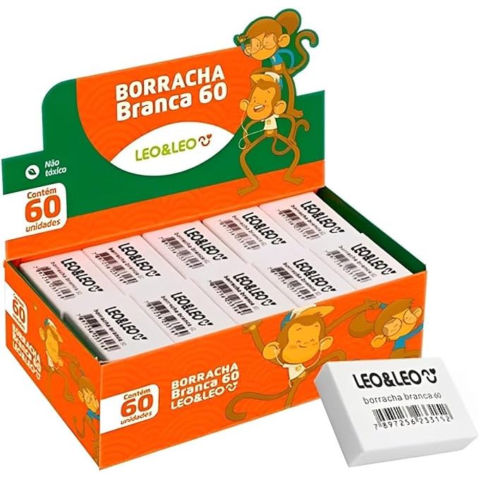 Borracha macia Branca 40 cx