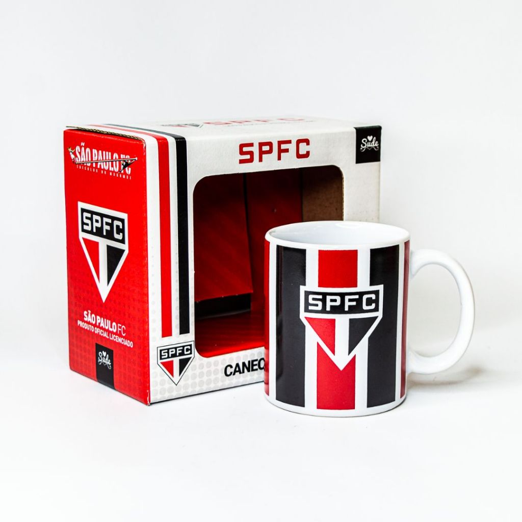Caneca Café Time São Paulo Futebol Clube Tricolor Oficial Licenciado em Oferta na Shopee