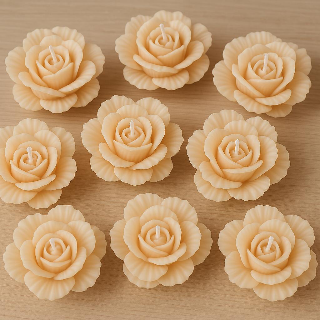 Vela aromática decorativa flor do campo personalizada lembrancinha para casamento batismo maternidade festa