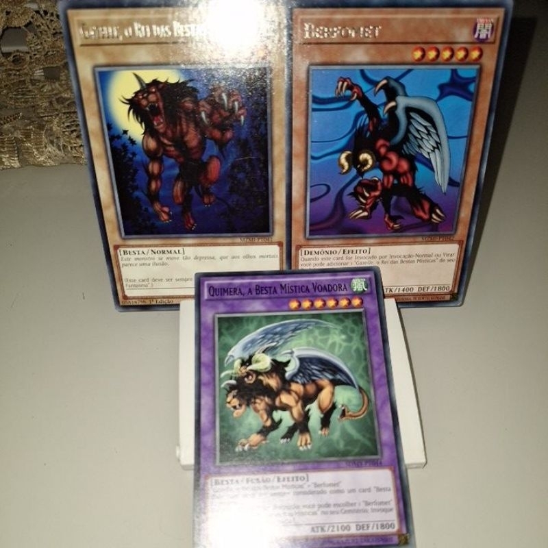 Quimera, a Besta Mística Voadora - Combo Fusão de Cartas Yu-Gi-Oh / Yugioh