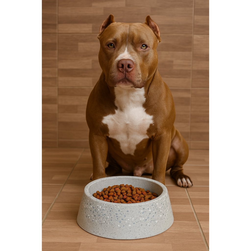 Comedouro Pitbull Rottweiler Doberman 1000ml Granitina Super Resistente
