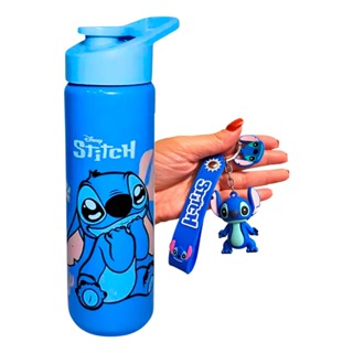 Kit Garrafa Chaveiro Stich Lilo Squeeze Porta Lanche Escolar em Oferta na Shopee
