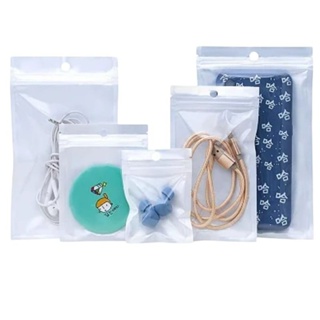 Saquinho Zip Hermético Com Furo Frente Transparente Fundo Branco c/ 50 unidades em Oferta na Shopee