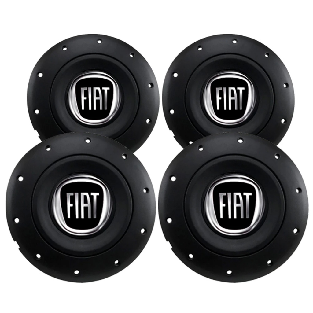 Jogo Calota Centro Amarok Dark Palio Uno Siena Strada Emblema Black - 4 Peças em Oferta na Shopee