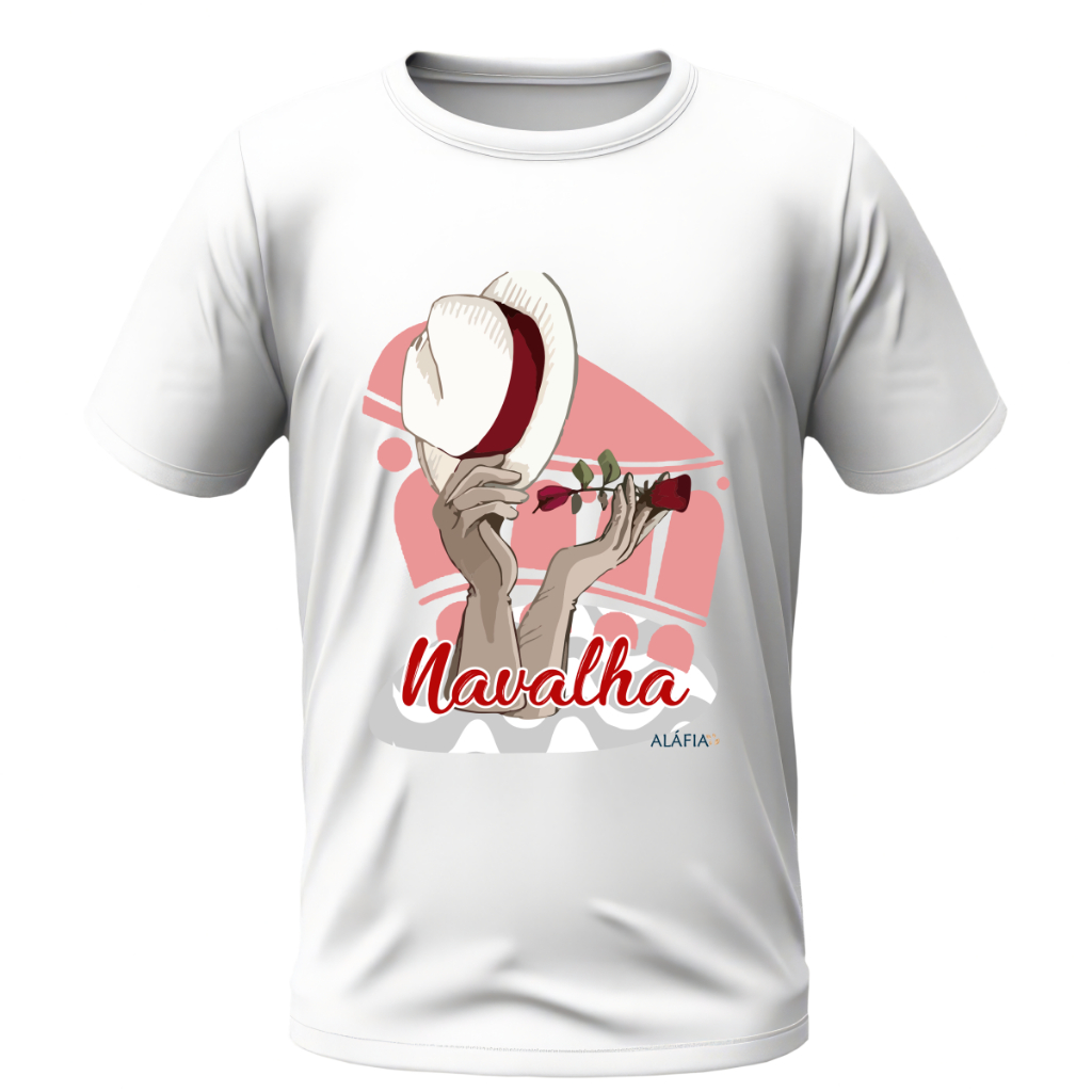 Camisa - Umbanda Candomblé - Aláfia - Malandragem Lapa - Malandra Maria Navalha Lapa