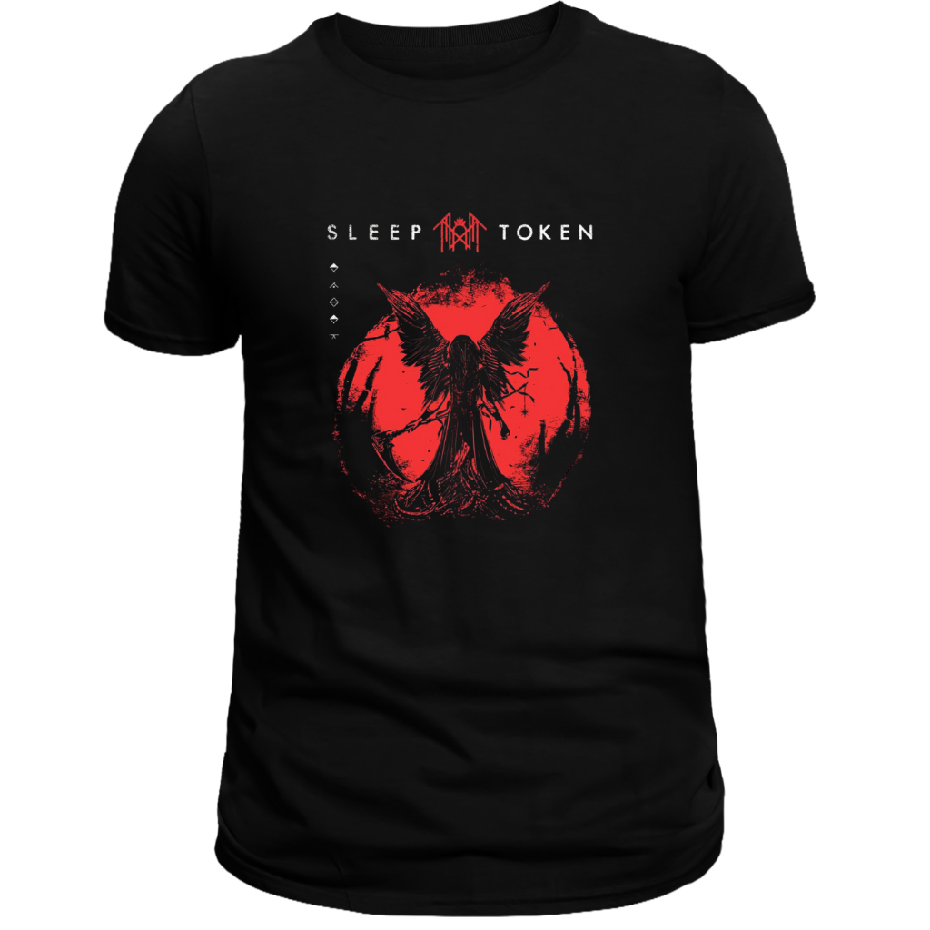 Camisa Banda de Rock Progressivo Sleep Token, 100% Algodão, Envio Rápido