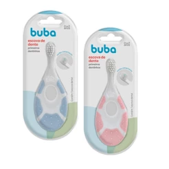 Escovinha de Dente Primeiros Dentinhos Buba Macia Higiene Bucal Bebê Escova Criança Bebe Nenem