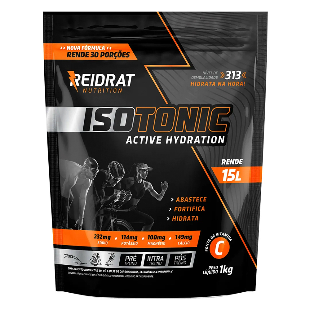 Reidrat Nutrition Isotonic Active Hydration Refil 1kg - Fonte De Energia Repositor Hidroeletrolítico em Oferta na Shopee