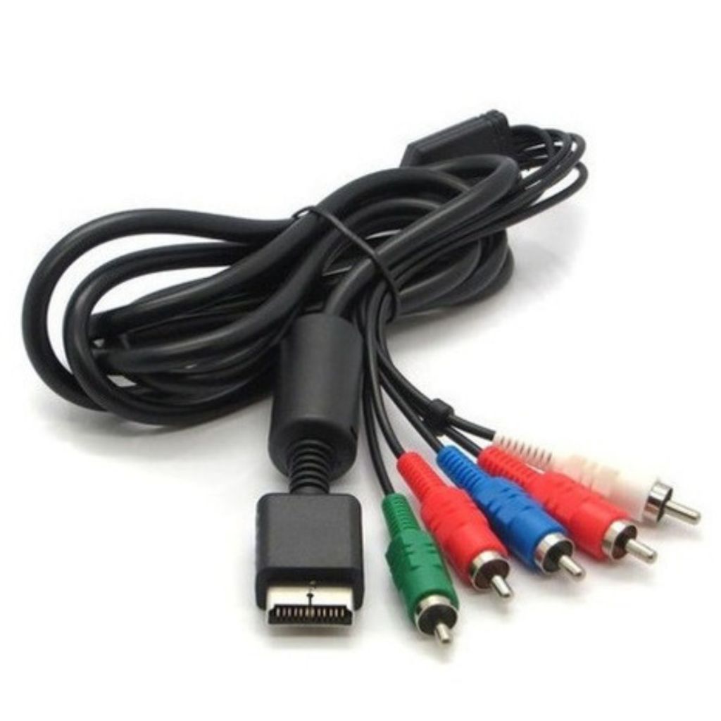 Cabo Componente AV Áudio E Vídeo RCA Playstation Ps2 Ps1 Ps3 Alta Definição 1.5m