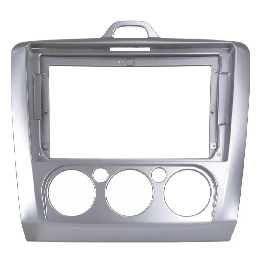 Moldura 9 Polegadas Ford Focus 2008 A 2012 Analogico Prata em Oferta na Shopee