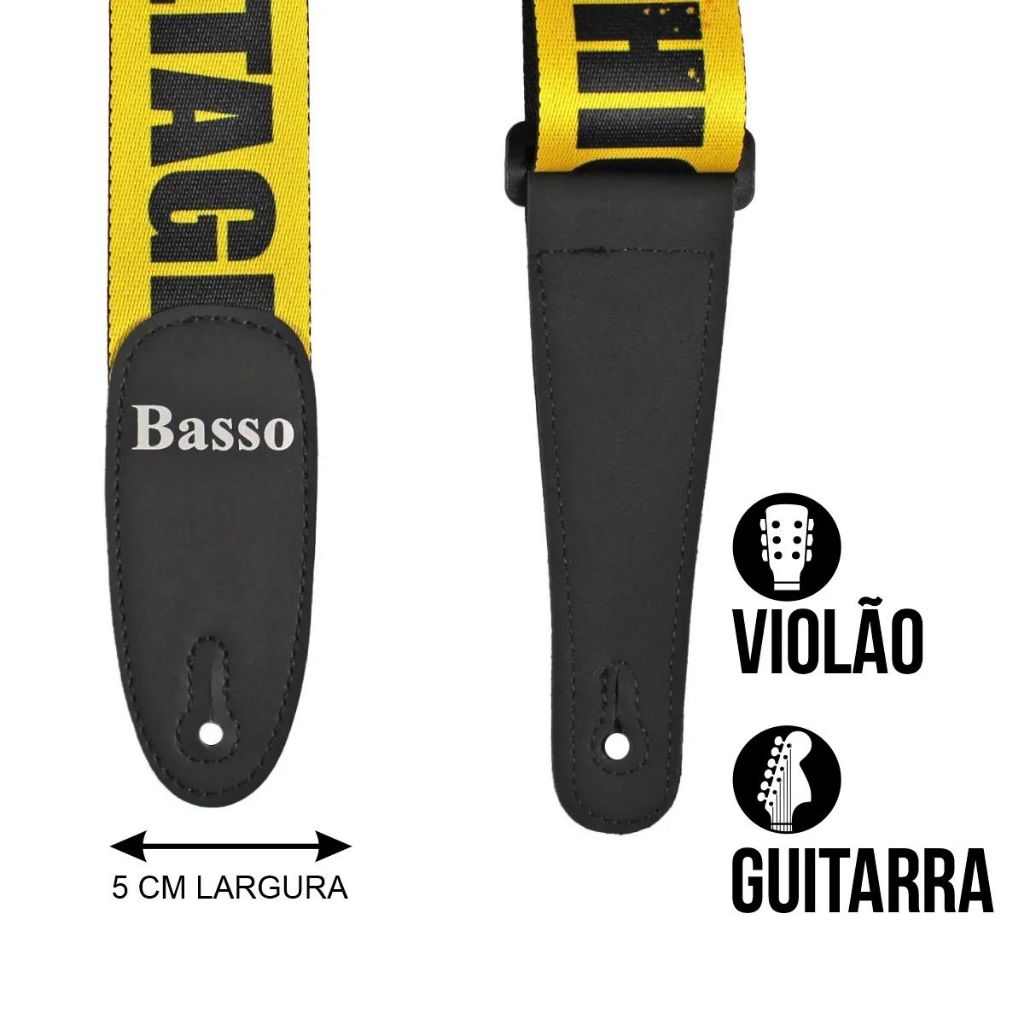 Correia Basso Pop Art Guitarra Violão Baixo Diversos Modelos · foto 2
