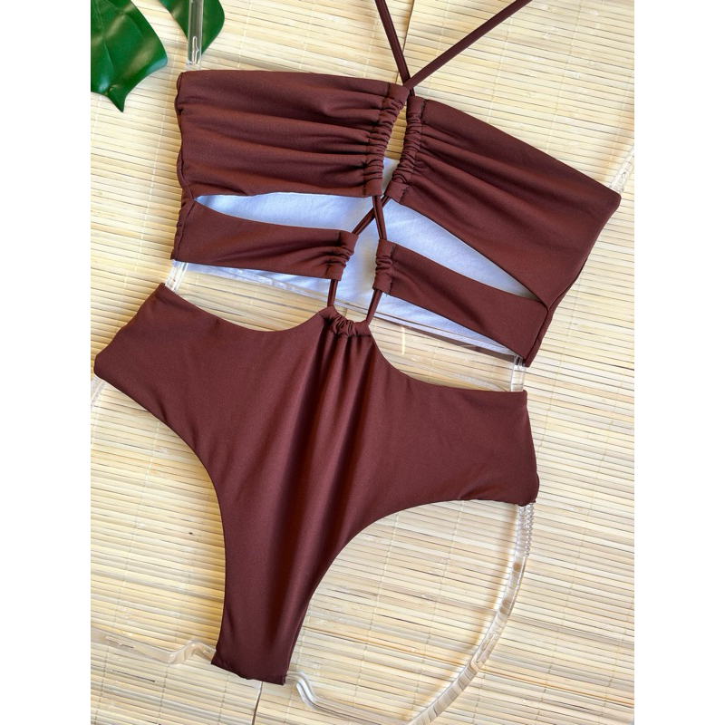 Maiô com Bojo e Recortes - Comprar com Melhor Preço em Outros