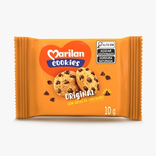 Biscoito Cookies Sache Original Marilan 10g gotas chocolate - caixa com  25 Unidades em Oferta na Shopee