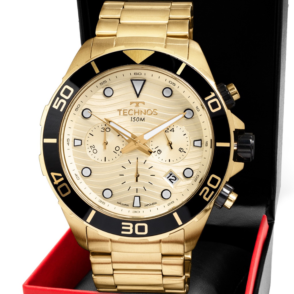 Kit Relógio Technos Masculino Acqua Torben Grael JS25BBV/1D