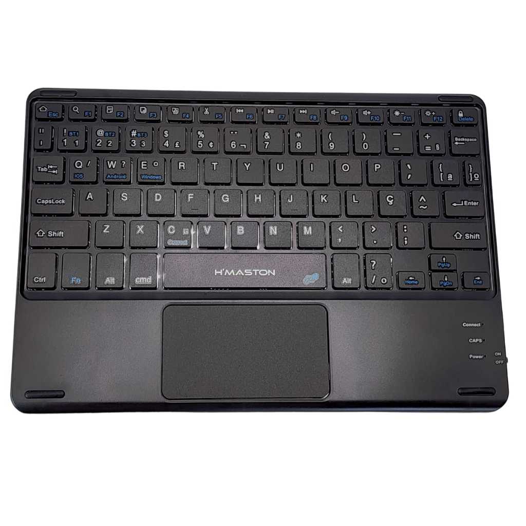 TECLADO BLUETOOTH COM TOUCHPAD SEM FIO CONFORTÁVEL ULTRAFINO CORES em Oferta na Shopee