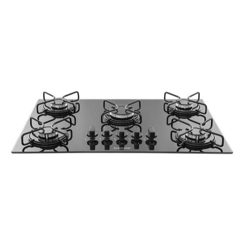 Cooktop Mesa De Vidro 5 Queimadores Fg5005avp Suggar Bivolt
