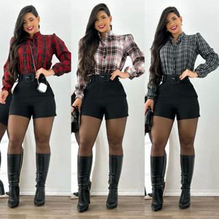 Conjunto Xadrez Feminino Promoção