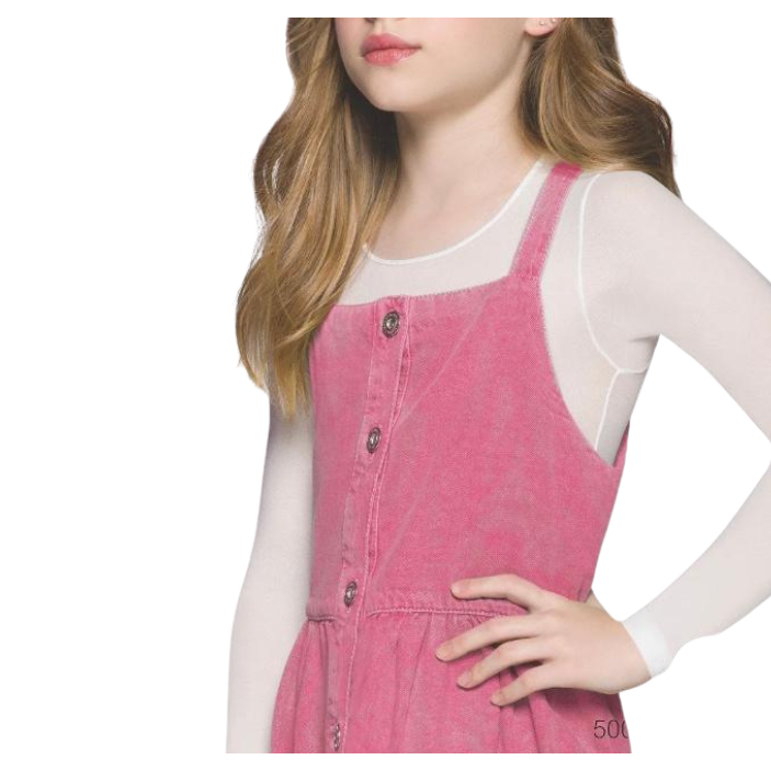 Blusinha Camisete Segunda Pele Infantil Manga Longa Fio 40 Meninas Selene