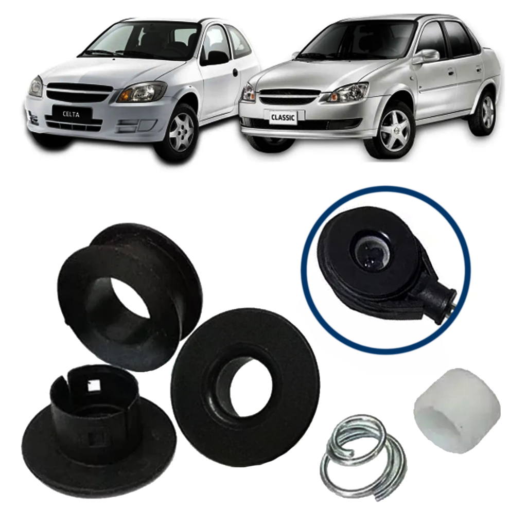 Reparo Dos Cabos Marcha GM Chevrolet Corsa Celta Prisma kit reparo ponteira encaixe com mola top