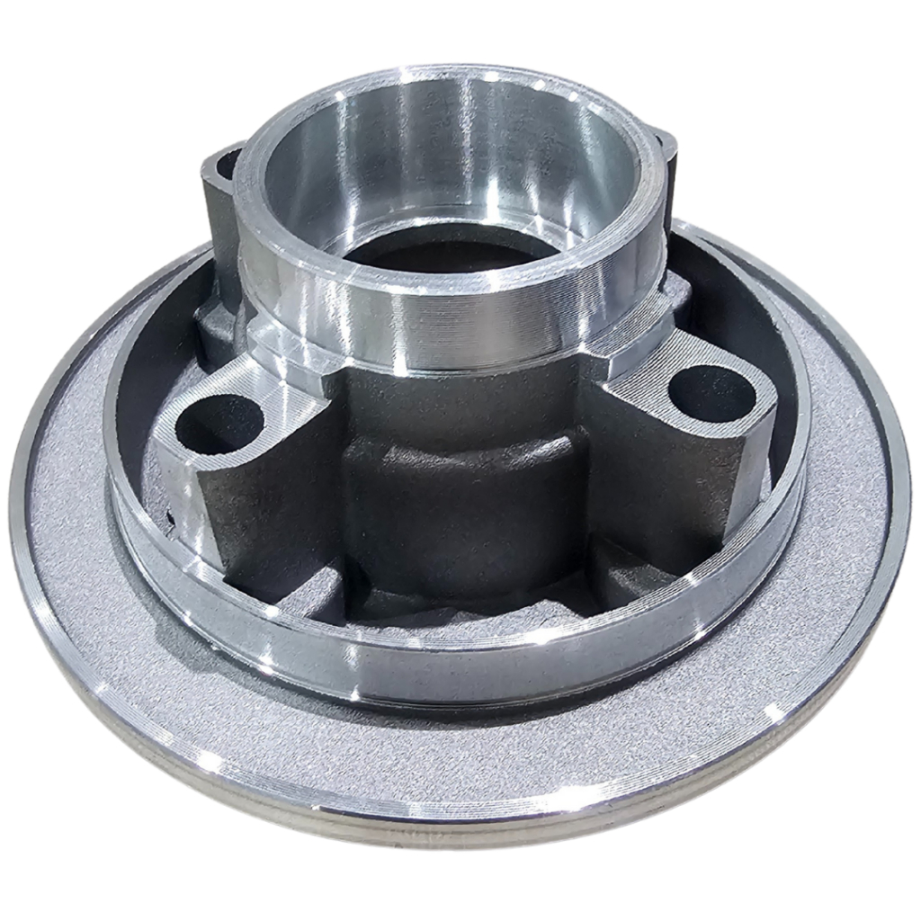 Flange da Coroa + Parafusos + Travas Shineray Jet 50 / Phoenix / Traxx