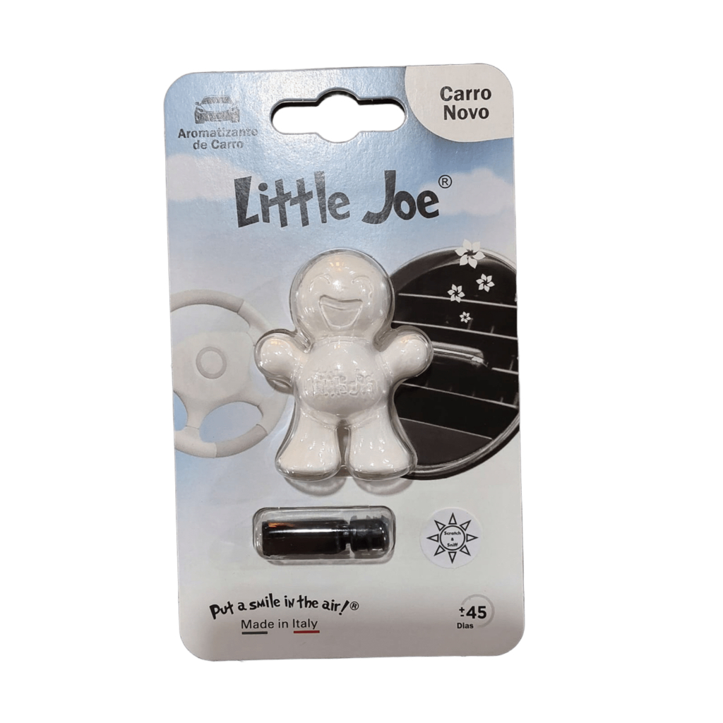 Aromatizante Cheirinho para Carro 3D Little Joya Joe 45 dias de Fragrância Suave Importado da Itália