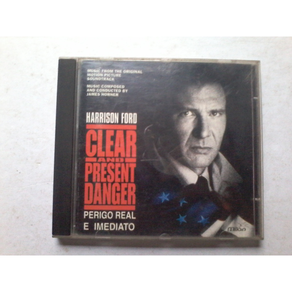 cd Clear and Present Danger / Perigo Real e Imediato - Trilha sonora do Filme