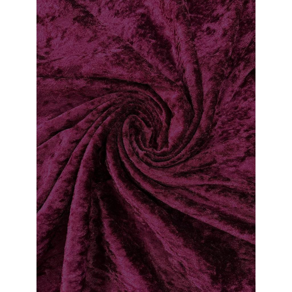 Tecido Veludo Molhado Burgundy 1,50 mt largura