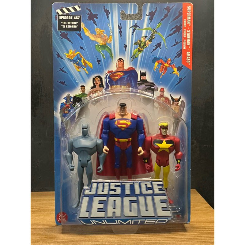 Boneco Articulado Mattel Amazo Starman Homem Estrela Superman Super Homem- Clássico - Liga da Justiça Sem Limites