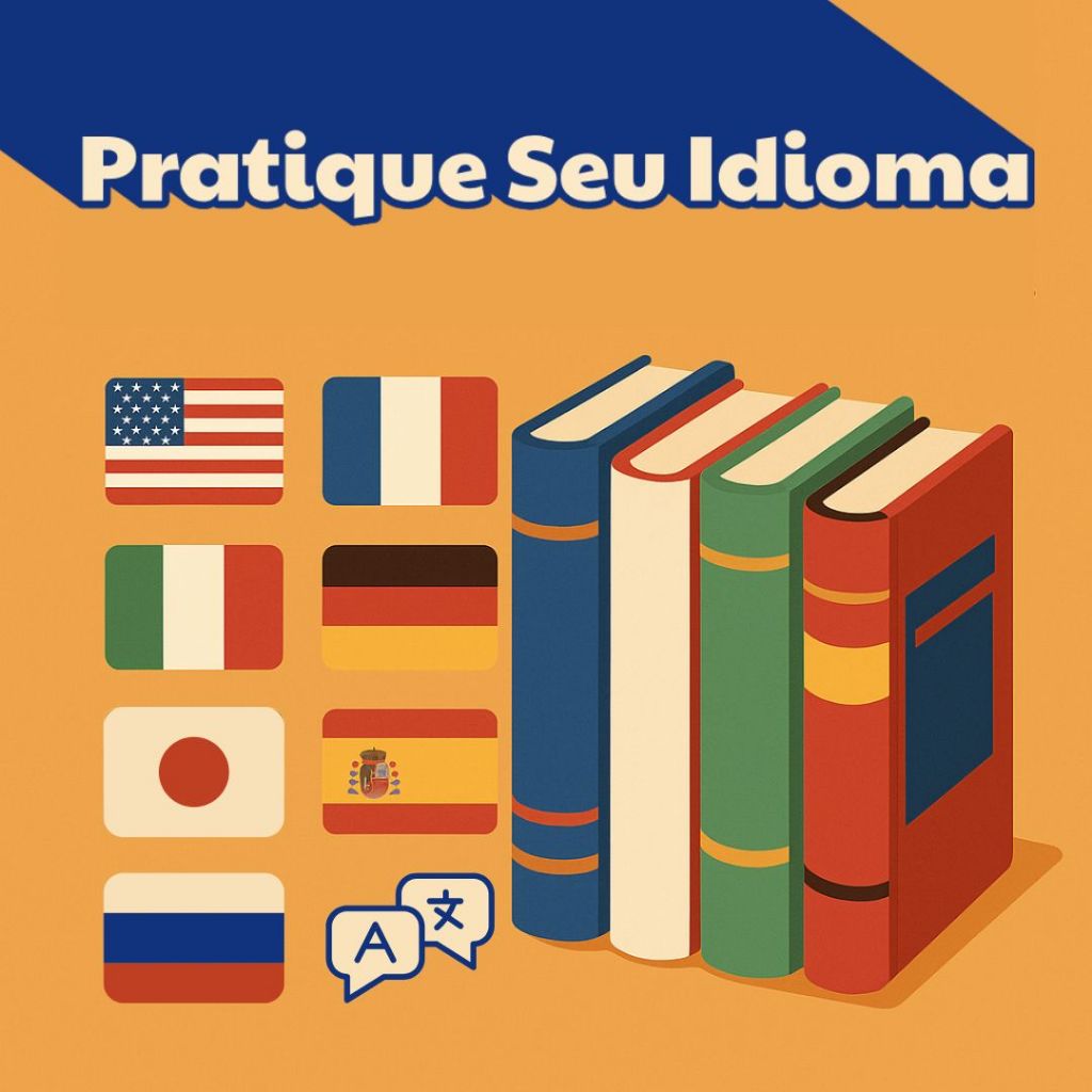 Imagem Pratique seu Idioma - Inglês - Frances - Italiano - Alemão - Espanhol - Livros Sortidos