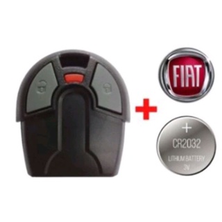 Capa Oca Controle Alarme Fiat Uno Palio Strada + Logo Vermelho + Bateria em Oferta na Shopee