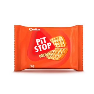 Biscoito Sache Pit Stop Marilan 7,6g  Levemente salgado  crocante- 50 Unidades em Oferta na Shopee