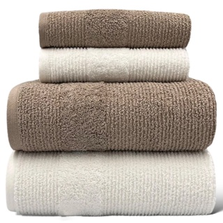 Jogo de 4 Toalhas Banho e Rosto Luxo Macia Banhão Grande Grossa Alta Absorção 100% Algodão em Oferta na Shopee