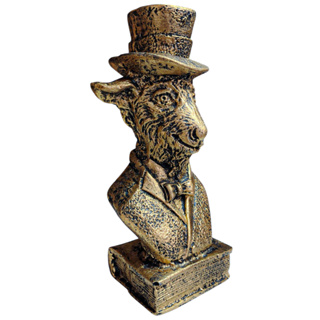 Estatua Estatueta Baphomet Bode Maçonaria Rock Wicca Decoração Resina em Oferta na Shopee