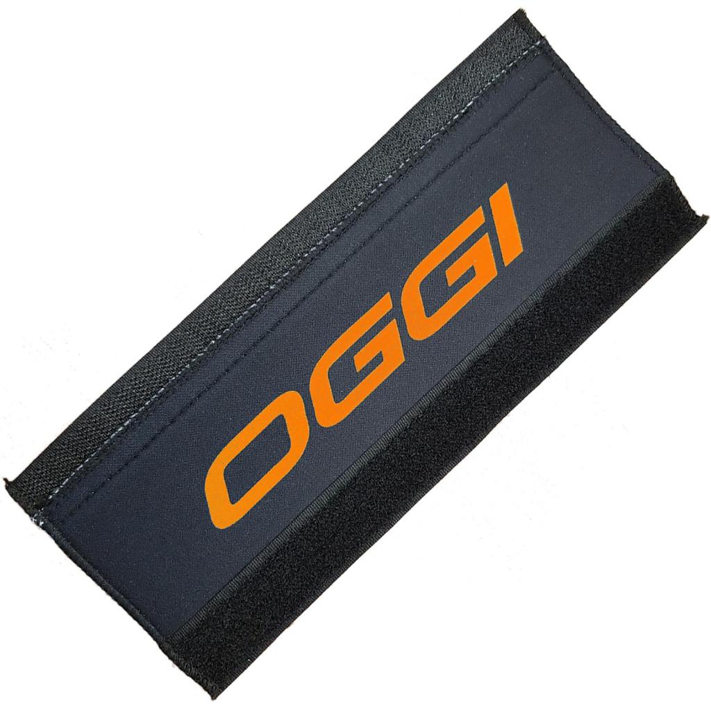 Protetor De Quadro Oggi Preto Com Laranja 11,5cm X 23cm.