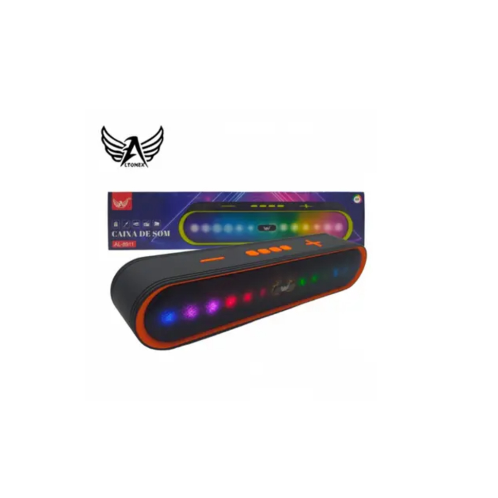 Caixa de Som p/ Bar RGB AL-8911, Caixa de som subwoofer portátil, Caixa de som com Alta Qualidade, Caixa de som com Led