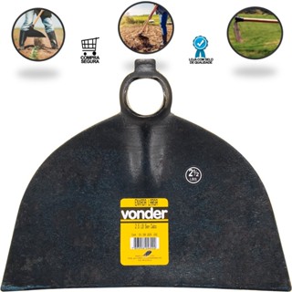 Enxada Larga 2,5L Sem Cabo Vonder Capinar Carpir Mato terra Pedra Construção em Oferta na Shopee