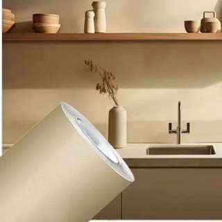 Papel de Parede Lavável P/Moveis ,eletrodomésticos ,armários Jateado Branco Off-Bege 60cm de largura em Oferta na Shopee