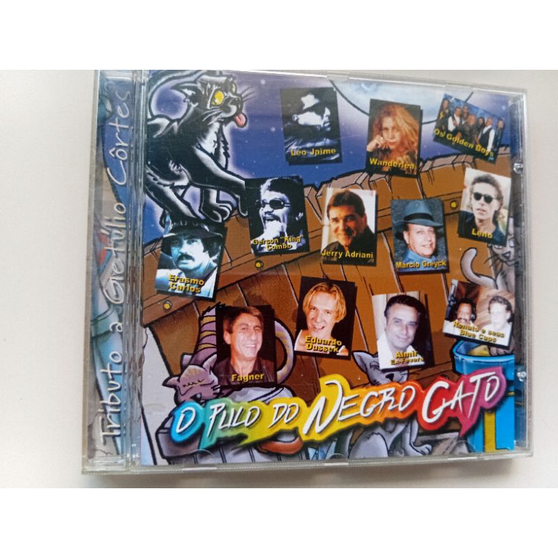 CD o pulo do negro gato, tributo a Getúlio cortes ótimo estado mídia e capa