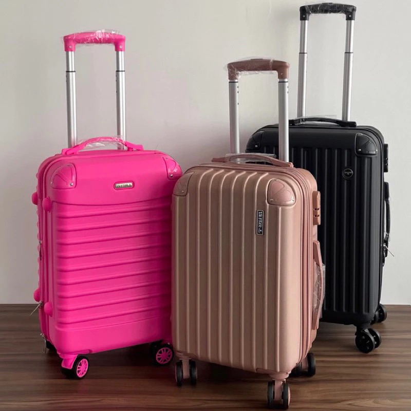 Mala De Viagem Bordo 10KG Expansível Ziper Dupla Rodas Dupla Removível 360Grau em Oferta na Shopee