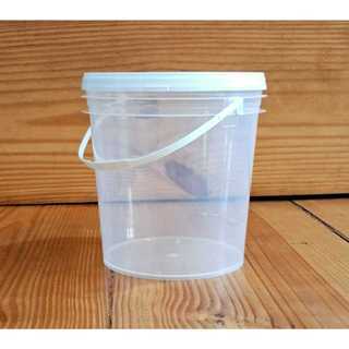 Pote Tipo Balde 3,6 litros com alça resistente e tampa com lacre de segurança em Oferta na Shopee