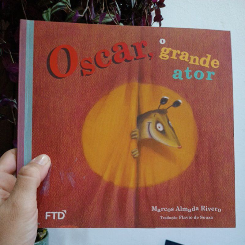 livro Oscar, o grande ator de Marcos Almada Rivero seminovo + brinde
