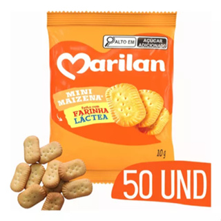 BISCOITO MINI MAIZENA MARILAN SACHÊ 10G C/50  UNIDADES em Oferta na Shopee
