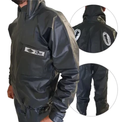 Conjunto Capa De Chuva Motoboy Jaqueta Calça P M G GG PVC