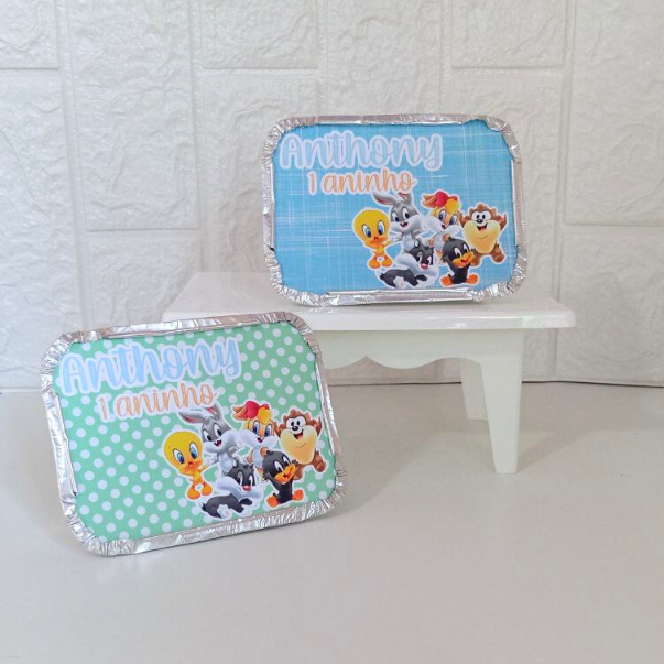 Marmitinha Personalizadas Looney Tunes / Para Bolo e Guloseimas / Personalizados de Festas / Lembrancinha de Aniversário