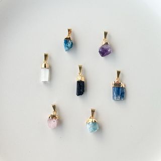 PINGENTE PEDRA NATURAL MINI em Oferta na Shopee