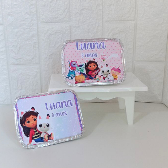 Marmitinha Personalizadas Casa Mágica Gaby /Para Bolo e Guloseima/Personalizados de Festas/Lembrancinha de Aniversário