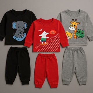 Conjunto Bebê - Blusa Manga Longa e Calça 100% Algodão Menino do P ao GG em Oferta na Shopee